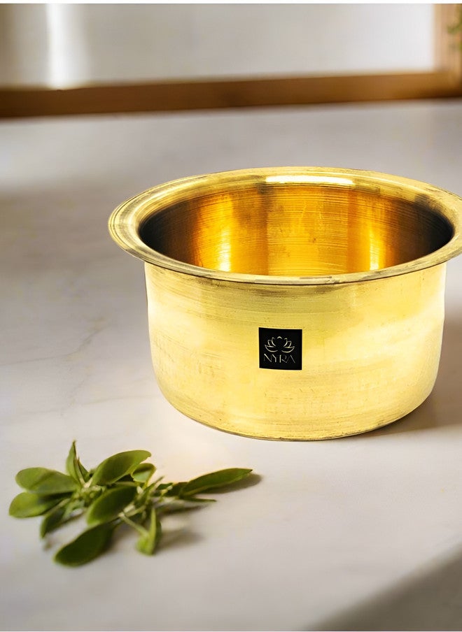 Nyra Kitchenware Bronze-Toned Dishwasher Safe Brass Cooking Pot - 1.6L - Image 1